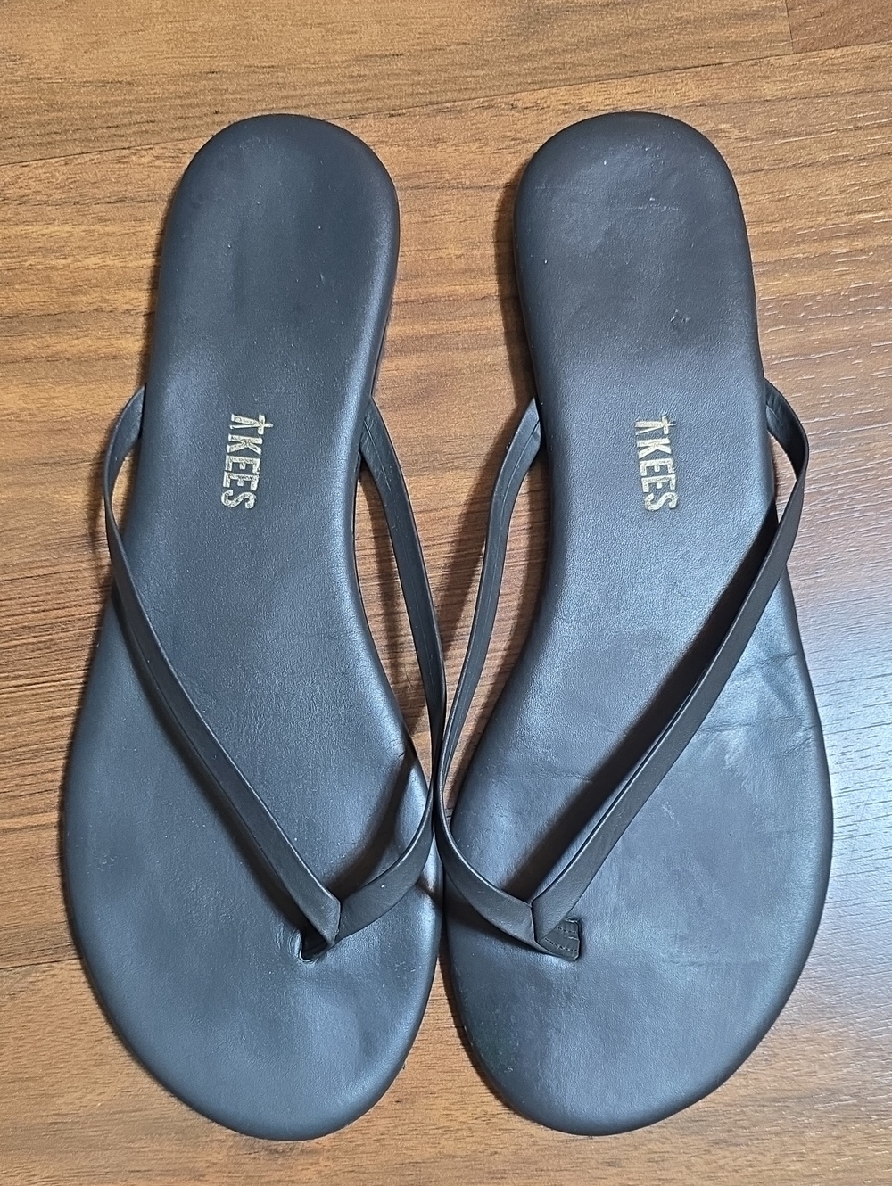 TKEES Lily Leather Flip Flop Sandals
